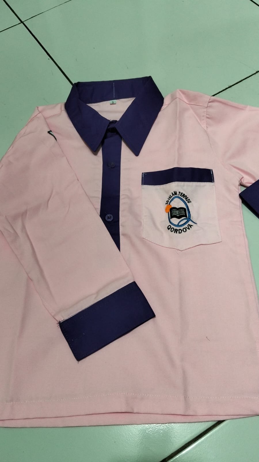 ATASAN KHAS KAIN PINK AKHWAT 3XL (SD)